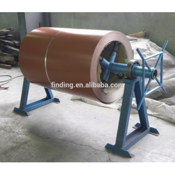 China manual steel coil uncoiler machine